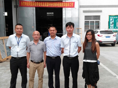 走訪企業，富軒門窗&先越門窗相互交流學習