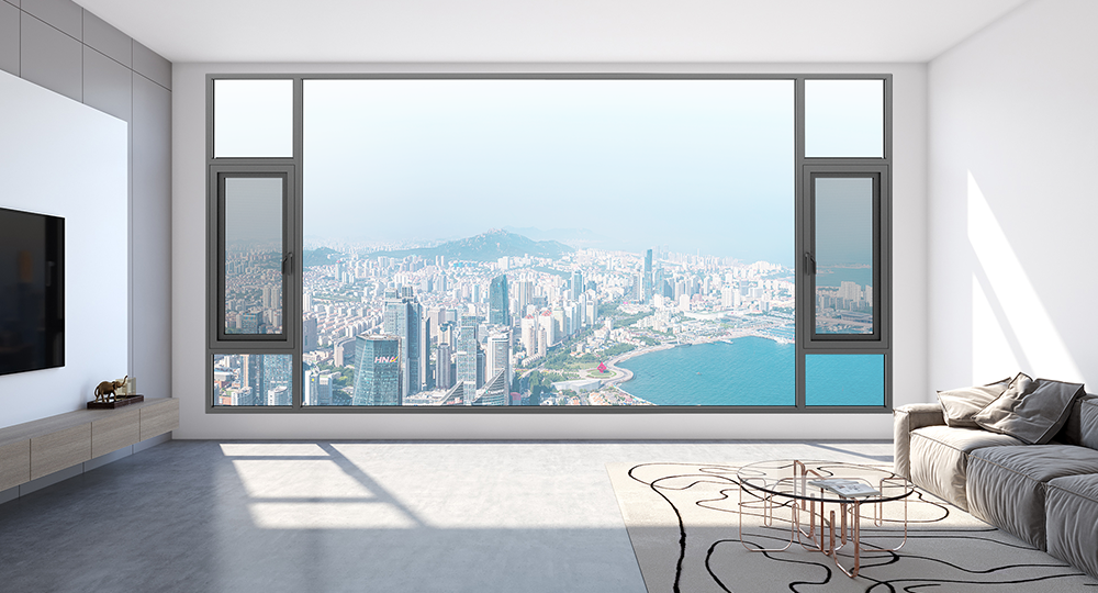 富雅XS6窗紗一體外開平開窗