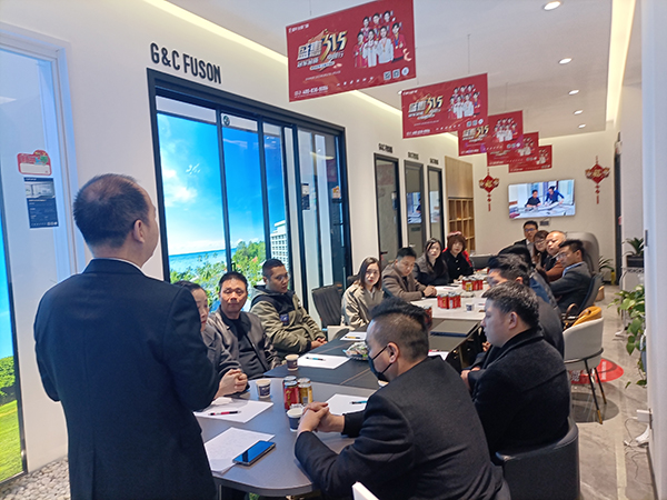 富軒全屋門窗江蘇建湖區域2H交流會圓滿成功